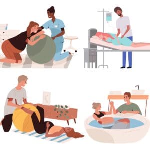 Preparing to Push in Birth