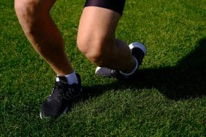 Stopping a lateral ankle ligament sprain developing into chronic ankle instability